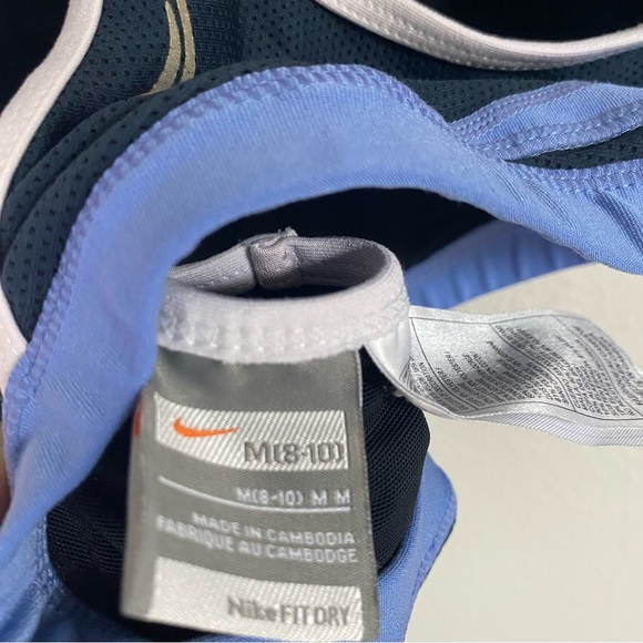 Nike Womens Blue Vintage Racerback Sports Bra Medium - Picture 4 of 4